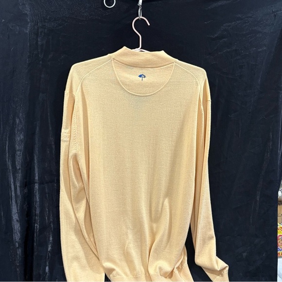 2/$25Arnold Palmer Men's XL Beige Tan Zip Up Sweater Excellent Condition - Picture 3 of 9